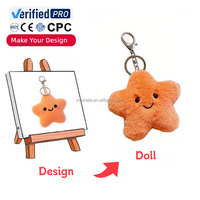 Jouets en peluche personnalisés CE CPC OEM 10 cm, peluche super douce, logo personnalisé, pendentif de sac à dos personnalisé, porte-clés en peluche
