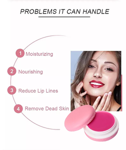 <span class=keywords><strong>Baume</strong></span> à lèvres Kawaii, nouveau, écologique, durable, classique, pour enfants, filles, <span class=keywords><strong>Smacker</strong></span>, fruité, teinté, pailleté, rose, petit, rond, bon marché - Product Image 3