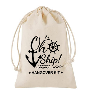 結婚式のパーティー新しい二日酔いキットバッグ口紅ジュエリーバッグああくそキットドローストリング二日酔いキットポーチ結婚式用 - Product Image 6