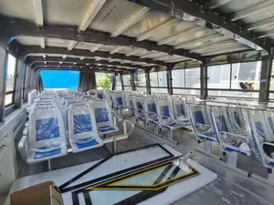 Nouveau bateau touristique à moteur essence/gazole en aluminium de 15m*5m, catamaran ferry rapide pour 60 passagers, pour le transport maritime - Product Image 6
