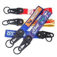 Lanière porte-clés universelle compatible avec plusieurs appareils, avec mousquetons métalliques durables et sangle en polyester souple, idéale pour les enseignants