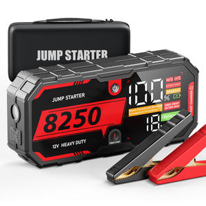 Портативное пусковое устройство для грузовиков, мотоциклов и автомобилей 16000 мАч 3400А 960CCA, для двигателей 40 л.с. (бензин) и 6.5 л. (дизель), с LED-фонарем - Product Image 1