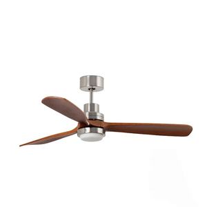 Lámpara de Techo LED Moderna de Estilo Medieval Retro Escandinavo, Cuerpo de Madera, Motor de CC, Sala de Estar, ABS, APCITL, Control Remoto - Product Image 1