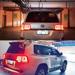 Modificación de luces traseras para Toyota FJ200 Land Cruiser 2016-2021, luces traseras LED con efecto de respiración. - Product Image 3