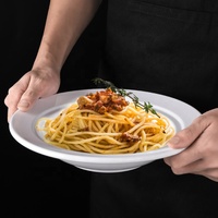 Vaisselle de restaurant personnalisée en usine, saladier à large bord de 6,5 pouces en mélamine