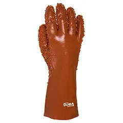 Guanto Juba 235CRBI 9 L in PVC Colore Bordeaux - Product Image 3