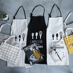 Toile de <span class=keywords><strong>coton</strong></span> huile tablier <span class=keywords><strong>imperméable</strong></span> femelle nettoyage tablier de cuisine, café tablier - Product Image 6