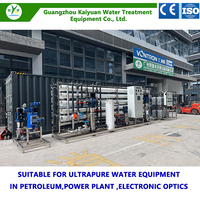 Sistem Pemurnian Air Reverse Osmosis Dua Tahap 24m3/Jam + Peralatan Air Ultra Murni EDI untuk Kilang Minyak