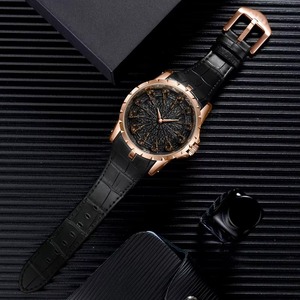 Reloj de Hombre Personalizado a Prueba de Agua, Envío Directo, Reloj de Cuero Genuino de Alta Calidad y Lujo - Product Image 4