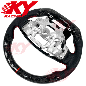 Volant de sport en fibre de carbone forgé sur mesure pour Ford Ranger Raptor 2025, Mustang, F150, Focus, Fiesta - Product Image 3