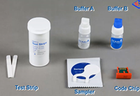 Kit de test HbA1c pour lecteur d'hémoglobine A1c, analyseur d'hémoglobine A1c, analyseur de sang HbA1c, kits de test A1c à domicile, uniquement les tests, pas de machine