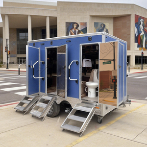 Baños Móviles, Unidades de Saneamiento Portátiles para Exteriores, Fácil Instalación, Diseño Ecológico y Duradero para Eventos, Parques y Emergencias - Product Image 5