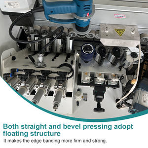 Machine à chantourner les bords en PVC à 45 degrés, entièrement automatique, pour le bois, avec pré-fraisage - Product Image 3