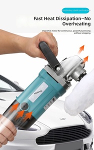 Lucidatrice Rotativa per Auto <span class=keywords><strong>a</strong></span> Doppia Azione 1400W, Macchina Lucidatrice Elettrica <span class=keywords><strong>a</strong></span> 6 Velocità Variabili per <span class=keywords><strong>Lucidatura</strong></span> e Ceratura di Marmo e Piastrelle - Product Image 5