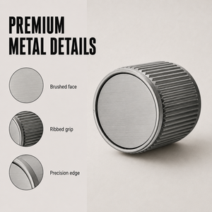 Invisible Single-Sided <b>Door</b> Lock Minimalist Black Zinc Alloy Round <b>Knob</b> Privacy Lock for Interior Bedroom Hinged <b>Doors</b> - Product Image 6