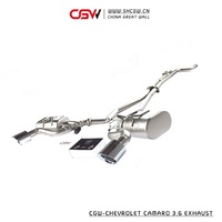 CGW Abordable Tuyau D'échappement Silencieux avec Commande Vocale Vanne de Contrôle Pour Chevrolet Camaro 3.6L MON 2011 Unique embout D'échappement