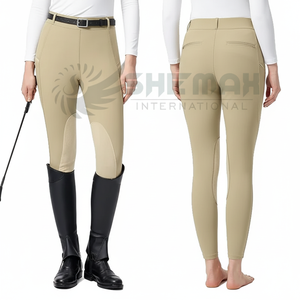 2026 mallas de montar a caballo de tela gruesa de alta calidad Jodhpurs silicona mujeres proveedor ecuestre Racer pantalones con precio barato - Product Image 1