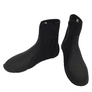 Dongqian yüksek kalite 3mm-5mm yetişkin neopren dalış botları yetişkin tüplü sörf wetsuit botları