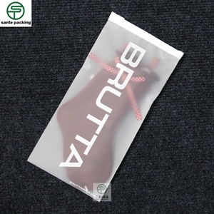 Custom Socks Packaging CPE Zip-Lock Bags with Gravure Printing Reusable Recyclable & Sustainable Custom Color & Size - Product Image 1