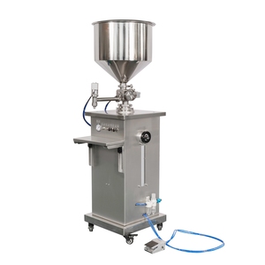 Machine de remplissage pour pâtes, crèmes, sauces, confitures, miel, onguents, shampoings, lotions, boissons, eau avec <span class=keywords><strong>doseur</strong></span> à seringue - Product Image 5