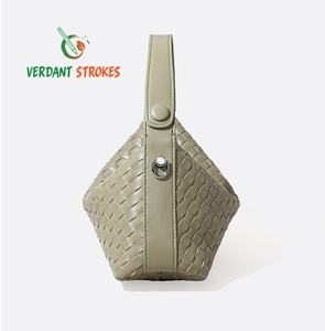 Verdant Strokes.VS-DG014A özel 100% hakiki deri kahverengi Tote kadın çanta <span class=keywords><strong>High</strong></span>-<span class=keywords><strong>end</strong></span> çanta fabrika özel kadın en kaliteli - Product Image 4