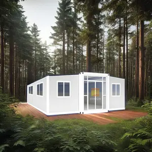 Casa contenedor modular de 20 pies y 40 pies, casa contenedor expandible prefabricada, precio de venta