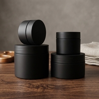 Pot en plastique PET personnalisé en usine, 50 ml, 100 ml, 120 ml, 200 ml, 250 ml, pour crème corporelle, noir, transparent, mat, givré, pour cosmétiques