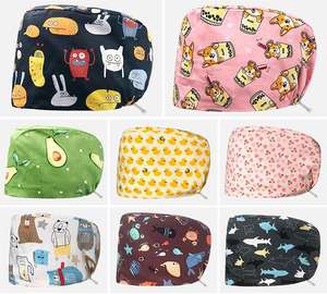 Bonnet chirurgical imprimé ours de dessin animé, bonnet d'infirmière, chapeau d'hôpital, bonnets de chirurgie, bonnet d'<span class=keywords><strong>anesthésiste</strong></span>, bonnet de dentiste - Product Image 5