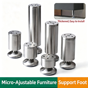 Pieds de nivellement anti-vibration, pieds en caoutchouc réglables pour machine, niveleurs robustes en acier inoxydable pour équipement, CNC, table - Product Image 6