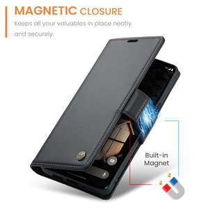 Étui portefeuille magnétique en similicuir avec support et porte-cartes pour <span class=keywords><strong>Google</strong></span> <span class=keywords><strong>Pixel</strong></span> 10 <span class=keywords><strong>Pro</strong></span> XL 9A 8 <span class=keywords><strong>7</strong></span> - Product Image 2