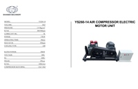 Compresor Industrial Sin Aceite Shansen Factory YS260-14m³/min con Motor Eléctrico para Planta de Concreto