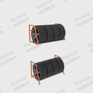 Kainice kết hợp lục giác tầng thường vụ Xe Đạp Bánh xe hợp kim & xe bánh xe rim Rack hiển thị dễ dàng lắp ráp chống gỉ cho thiết kế - Product Image 5