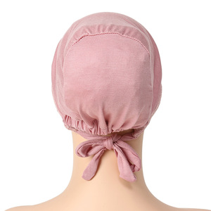 <span class=keywords><strong>Bonnet</strong></span> Turban Doux à <span class=keywords><strong>Nouer</strong></span>, en Jersey Stretch, <span class=keywords><strong>Sous</strong></span>-<span class=keywords><strong>Hijab</strong></span>, Voile de Tête pour Femme Musulmane, avec Capuches en Patchwork de Dentelle et Dos Élastique - Product Image 5