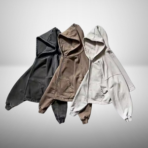 Custom Cropped <strong>Zip</strong> Men's Hoodies Manufacturing Double Zipper Hoodies <strong>Zip</strong> <strong>Ups</strong> Oversized Blank Heavyweight <strong>Zip</strong> <strong>up</strong> Hoodie - Product Image 4