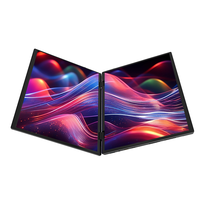 Laptop Layar Ganda E140D RAM 16GB dengan Layar Sentuh 2K, CPU N95 3.4 GHz, Kustomisasi Pabrik Seri Bisnis Yoga, Hard Drive SSD