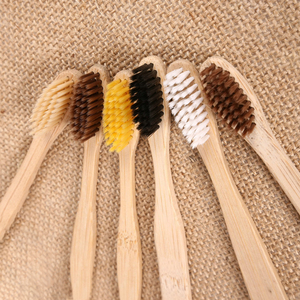 Kit de brosse à dents en bambou bio écologique pour adulte, ensemble cosmétique, orale, nouveau modèle, hôtel - Product Image 3