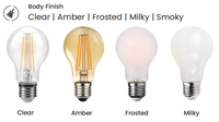 CE RoHS LED Edison Ampoule Filament Lampe E27 Base Usage Résidentiel Verre Clair CRI90 2700K Blanc Chaud Dimmable