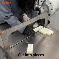STING Chine Ligne de production de savon à lessive électrique automatique 300-500 kg/h avec moteur, pompe, roulement et commande par bouton, longue durée de vie