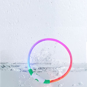 Collier Lumineux LED Élégant en Plastique pour Chien et Chat Rechargeable par USB-C pour la Sécurité Nocturne en Gros Disponible en Petites et Grandes Tailles - Product Image 6