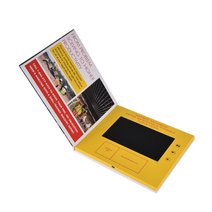 Personalizado aceptado muestra de vídeo folleto pantalla táctil Video invitación tarjeta de felicitación para <span class=keywords><strong>la</strong></span> promoción - Product Image 2