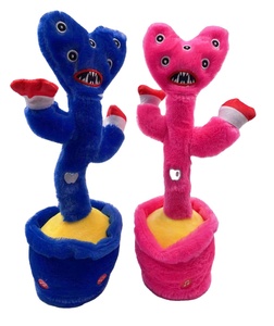 YIWU ALLO Killy Willy Action Figure Plush Doll Twisting Golwing Cactus Toy Talking Singing Huggys Wuggys Dancing cactus