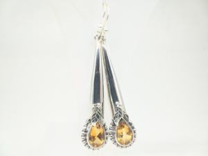 Pendientes de Cristal de Citrino Natural, Hechos a Mano, Plata de Ley 925, Joyería para Mujer, Diseño Boho de Lujo, Regalo con Piedras Preciosas, Venta al Por Mayor - Product Image 3