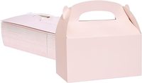 Boîte en carton kraft, emballage en feuille d'or pour biscuits, gâteaux, revêtement UV, taille personnalisable, couleur logo, cadeaux