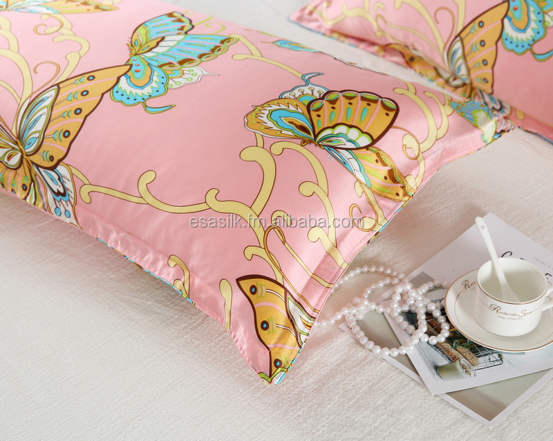 D&amp;amp;#39;oreiller En Soie Enveloppe Ouverte Reine Taille Satin Taie D&amp;amp;#39;oreiller Taie d&amp;amp;#39;oreiller