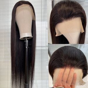Cabello Humano Virgen Brasileño de <span class=keywords><strong>Lima</strong></span>, Perú, a Precio Económico, para Peluca Corta Bob, Encaje Transparente 13*4, Liso Sedoso y Ondulado - Product Image 2
