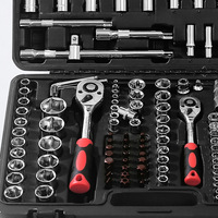 Boîte à outils multifonction en plastique Bosxi pour électricien et réparation automobile, jeu de clés à douille, design portable, rangement d'outils en plastique