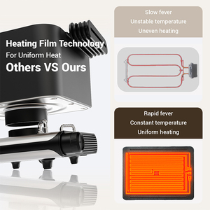 Portable <strong>Electric</strong> Skillet and Griddle Combo Indoor Cooking <strong>Electric</strong> <strong>Hot</strong> Pot Frying <strong>Pan</strong> <strong>Electric</strong> Grill <strong>Pan</strong> - Product Image 3