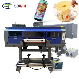 Cowint Meilleure vente dtf uv rouleau à rouleau à plat bouteille verre imprimantes uv machine d'impression AB Film 30cm UV DTF Imprimante