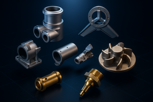 Профессиональный дизайн, латунные литейные детали, пескоструйная обработка, латунная инвестиционная отливка - Product Image 5