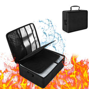 2025 người đàn ông Vali du lịch an toàn accordion không thấm nước máy tính xách tay tổ chức chống cháy tài liệu A4 mở rộng túi thư mục tập tin với khóa - Product Image 1